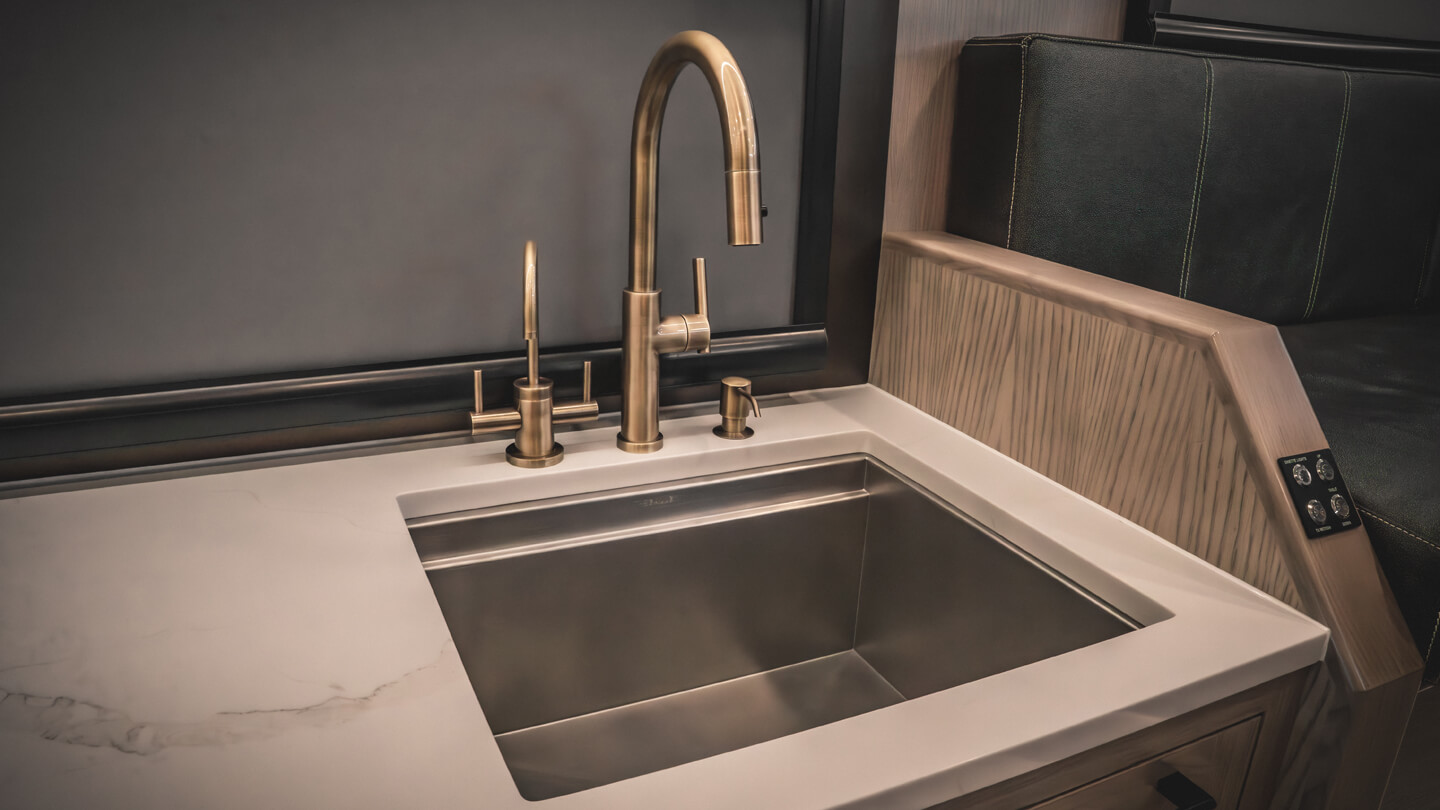 RV kitchen sink