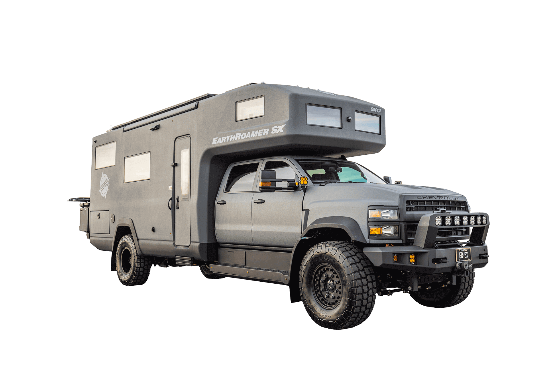 EarthRoamer SX product builder interface
